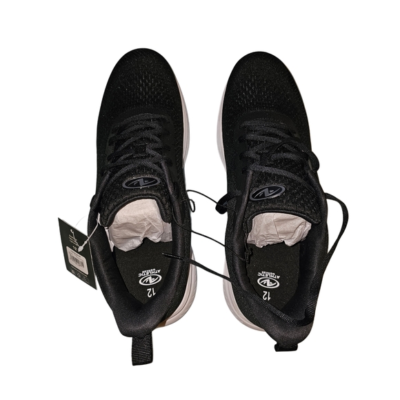 NWT Athletic Works Men's Comfort Lace Up Sneaker - Size 12 - Picture 2 of 5